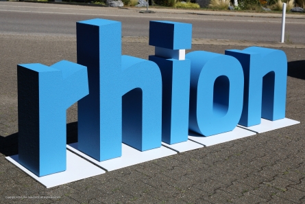 Eventlogo in 3D zu hinstellen.