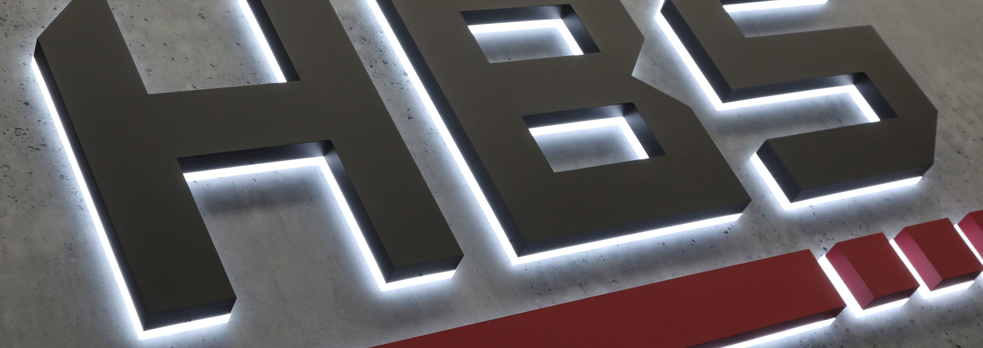 Profil 3 Deluxe Leuchtbuchstaben
