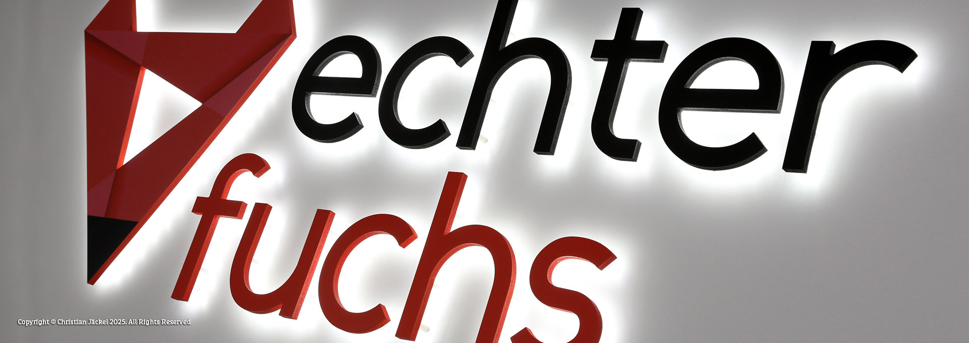 Leuchtbuchstaben als Rückleuchter